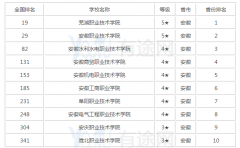 权威发布！2018安徽最好的专科学校十大排名榜：芜湖第一！