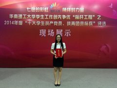 第十三届中国大学生年度人物候选人王海燕事迹