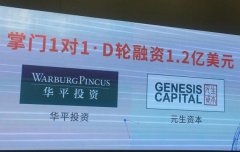 掌门1对1D轮融资1.2亿美元 华平资本元生资本投资