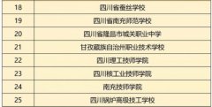 四川示范中等职业学校第一批立项建设学校名单公布