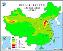 今起华北黄淮等地有轻到中度霾 局地部分时段重度霾