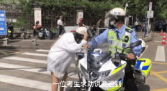 交警叔叔的“高考”考场：忙！ 但不慌乱！