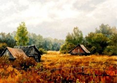 俄罗斯画家Алексей Адамов风景画作品欣赏