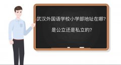 武汉外国语学校小学部地址在哪？是公立还是私立的学费一年多少钱