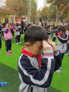 爱眼护眼，点亮“睛彩” 洪家楼第三小学南校区开展眼保健操比赛