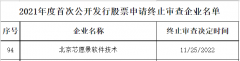 芯愿景终止深交所主板IPO