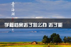 学籍档案丢了怎么办 丢了能补办吗