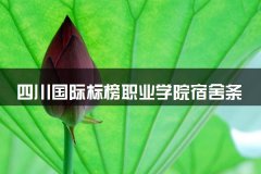 <b>四川国际标榜职业学院宿舍条件怎么样</b>