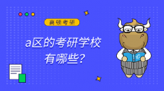 a区的考研学校有哪些？