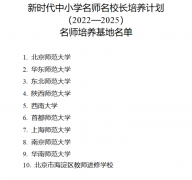 我校教育部中小学名师培养基地赴京参加新时代中小学名师名校长培养计划（