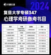 文都考研：复旦大学专硕347参考书目有哪些？