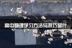 高中物理学习方法与技巧是什么