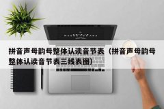 拼音声母韵母整体认读音节表（拼音声母韵母整体认读音节表三线表图）