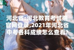 河北省:河北教育考试院官网登录,2021年河北省中考各科成绩怎么查看?