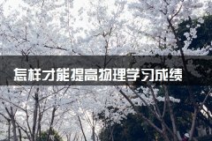 怎样才能提高物理学习成绩 有哪些方法