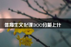 体育生文化课300分能上什么学校 大学推荐