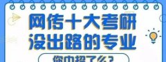 十大考研没出路的专业是哪些