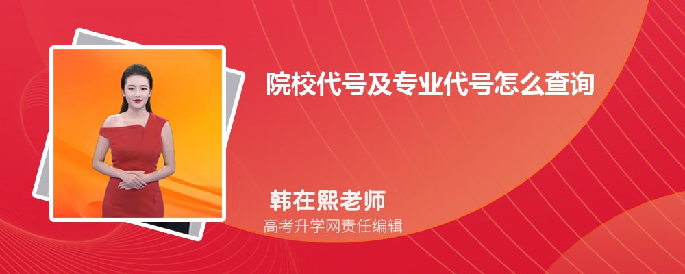 高考填报志愿院校代号及专业代号怎么查询