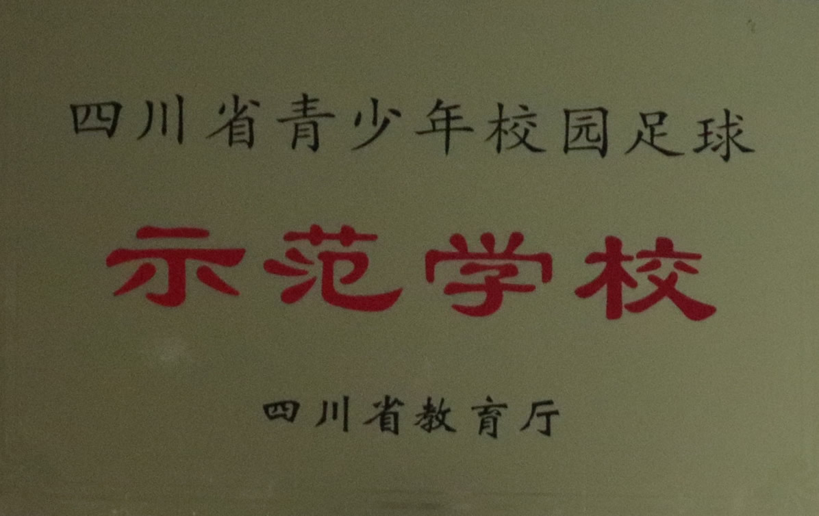四川省青少年校园足球示范学校