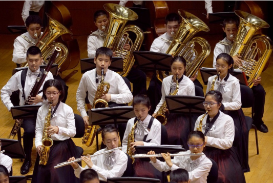 进步小学第三届学生艺术节金帆管乐团专场音乐会在京举行